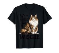 Life is Better with A Wegie Norwegian Forest Cat T-Shirt