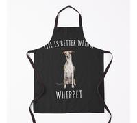 Life Is Better With A Whippet Dog Lover Grill Aprons for Kitchen BBQ Chef