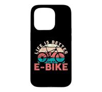 Life is better with an e-bike electric bike battery Case for iPhone 15 Pro