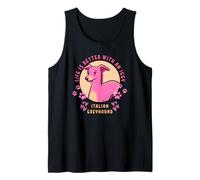 Life is Better with an Iggy Retro Italian Greyhound Tank Top
