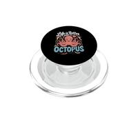 Life Is Better With an Octopus Cephalopod Marine PopSockets PopGrip for MagSafe