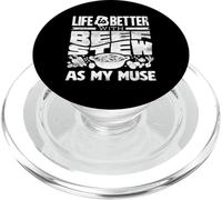 Life Is Better With Beef Stew As My Muse Meat Lover PopSockets PopGrip for MagSafe