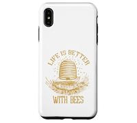 Life Is Better With Bees - Bee Hive, Earth Day, Environment Case for iPhone XS Max