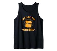 Life is Better with Bees Bees Bring Happiness Tank Top
