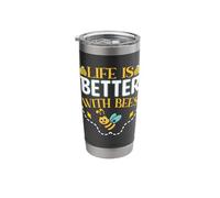 Life is Better with Bees Stainless Steel Insulated Tumbler