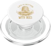 Life Is Better With Bees, World/Earth Day, Save The Planet PopSockets PopGrip for MagSafe