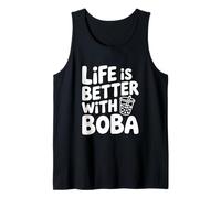 Life is Better with Boba Bubble Tea Lover Tank Top