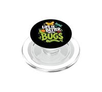 Life Is Better With Bugs Creepy Crawlies and Beautiful Wings PopSockets PopGrip for MagSafe