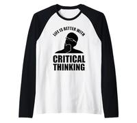 Life is Better with Critical Thinking Raglan Baseball Tee