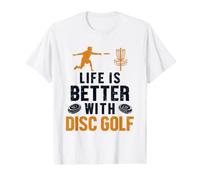 Life is Better with Disc Golf Buddy Player Pro Disc Golf Value Graphic T-Shirt