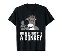Life is Better with Donkeys T-Shirt