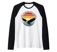 Life is Better with Eagles Raglan Baseball Tee