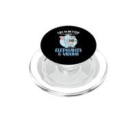 Life Is Better With Elephants Violins PopSockets PopGrip for MagSafe