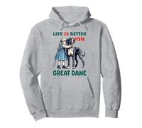 Life Is Better With Great Dane Dog Lover Pullover Hoodie