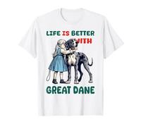 Life Is Better With Great Dane Dog Lover T-Shirt