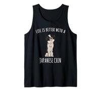 Life is Better with Japanese Chin Tank Top