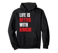 LIfe is Better with Kimchi Funny Korean Asian Food Pullover Hoodie