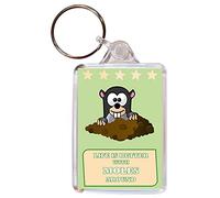 Life is Better with Moles Around - Double Sided Large Keyring