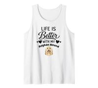 Life is Better with My Afghan Hound Afghan Hound Dog Tank Top