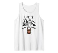 Life is Better with My Australian Kelpie Australian Kelpie Tank Top