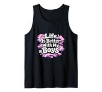 Life is Better with My Boys Boy Mom Tank Top