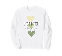 Life Is Better With My Boys Graphic, Boy Mom, Mother's Day Sweatshirt