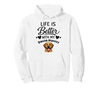 Life is better with my Danish Mastiff Broholmer Dog Pullover Hoodie