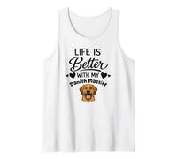 Life is Better with My Danish Mastiff Broholmer Dog Tank Top