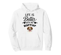 Life is better with my Harrier Harrier Dog Pullover Hoodie