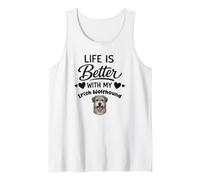 Life is Better with My Irish Wolfhound Dog Tank Top