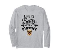 Life is Better with My Mastiff Mastiff Dog Long Sleeve T-Shirt