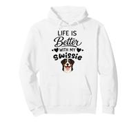 Life is better with my Swissie Greater Swiss Mountain Dog Pullover Hoodie