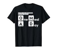 Life is Better with Only One Meal a Day Value Graphic T-Shirt, Men, Black, L