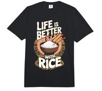 Life is Better with Rice Comfort Colors Adult Heavyweight T-Shirt