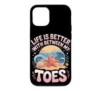 Life Is Better With Sand Between My Toes Starfish Beach Case for iPhone 12/12 Pro