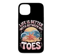 Life Is Better With Sand Between My Toes Starfish Beach Case for iPhone 13