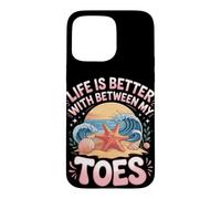 Life Is Better With Sand Between My Toes Starfish Beach Case for iPhone 15 Pro Max