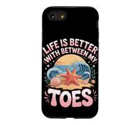 Life Is Better With Sand Between My Toes Starfish Beach Case for iPhone SE (2020) / 7/8