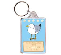 Life is Better with Seagulls Around - Double Sided Large Keyring