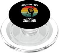 Life is Better with Singing | Funny Choir Sing Singer PopSockets PopGrip for MagSafe