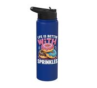 Life is Better with Sprinkles Stainless Steel Insulated Water Bottle