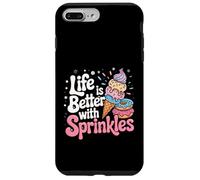 Life Is Better With Sprinkles Sweet Ice Cream Lover Case for iPhone 7 Plus/8 Plus