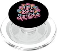 Life Is Better With Sprinkles Sweet Ice Cream Lover PopSockets PopGrip for MagSafe