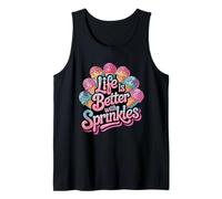 Life Is Better With Sprinkles Sweet Ice Cream Lover Tank Top