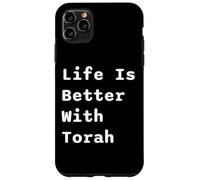Life Is Better With Torah Yeshivah Jewish Hebrew School Case for iPhone 11 Pro Max