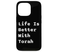 Life Is Better With Torah Yeshivah Jewish Hebrew School Case for iPhone 13 Pro