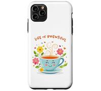 Life Is Brewtiful Funny Tea and Coffee Lover Case for iPhone 11 Pro Max