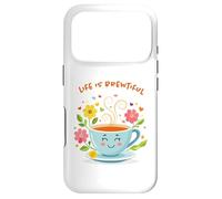 Life Is Brewtiful Funny Tea and Coffee Lover Case for iPhone 17 Pro