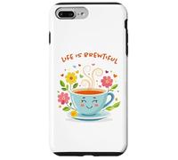 Life Is Brewtiful Funny Tea and Coffee Lover Case for iPhone 7 Plus/8 Plus