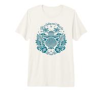 Life is Calling & I Must Go Coastal Beach Seashell Premium T-Shirt